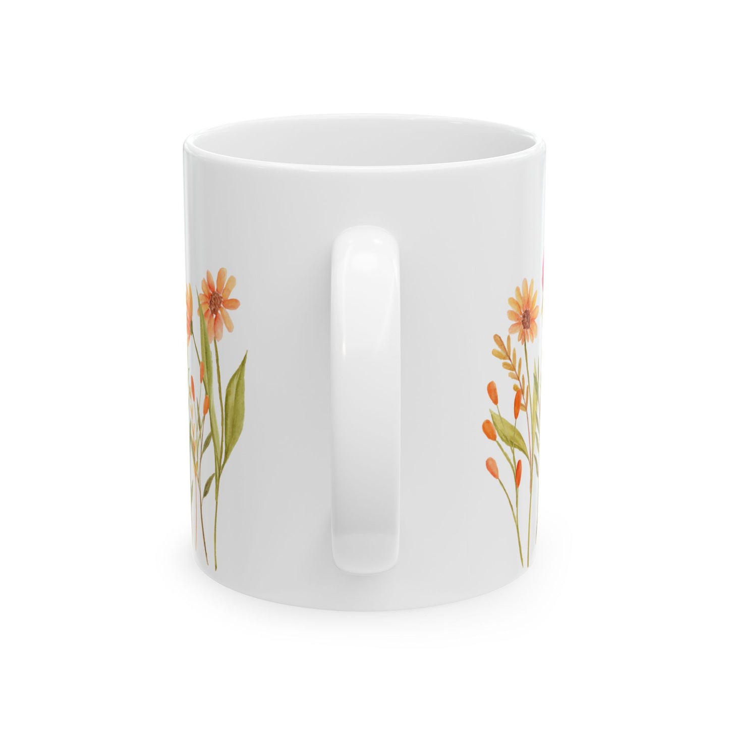 Ceramic Mug, (11oz, 15oz) Spring Floral