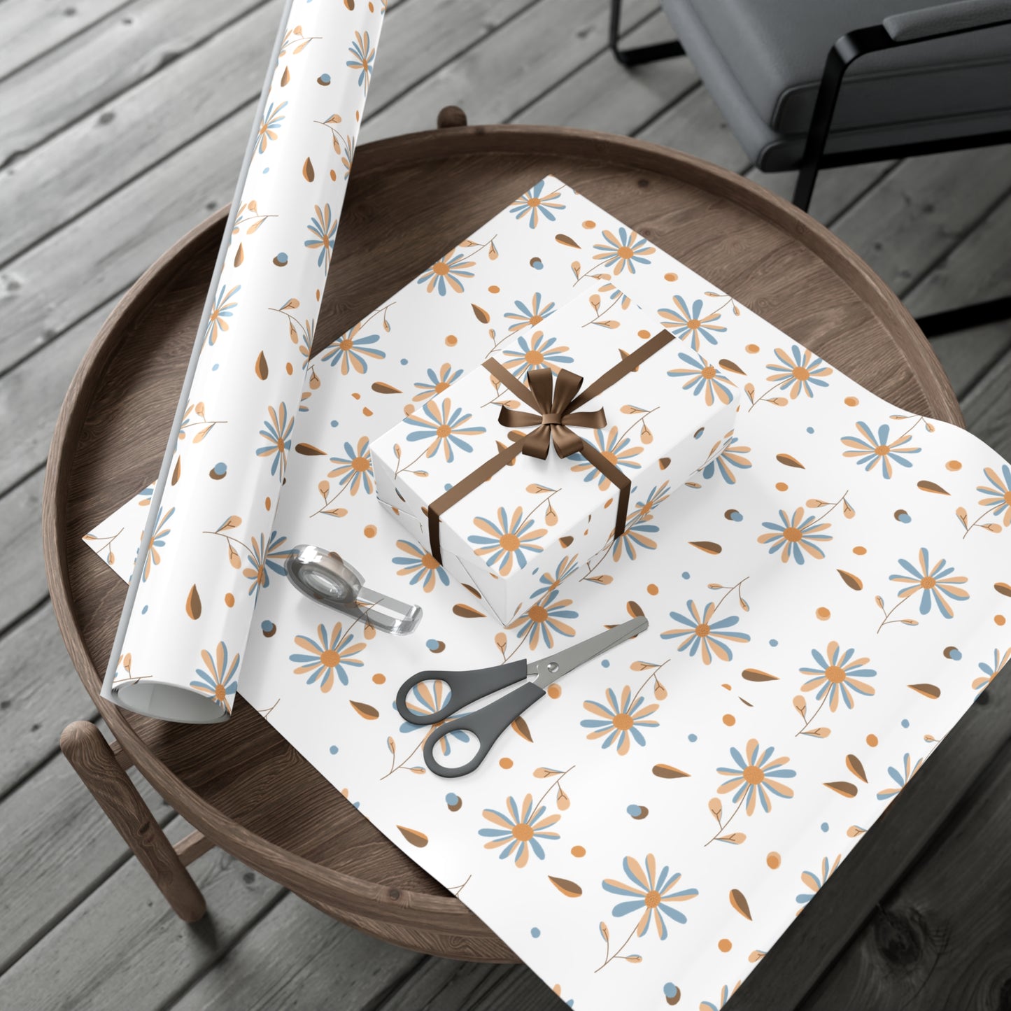 Floral Gift Wrap Paper – Elegant Floral Design for All Occasions