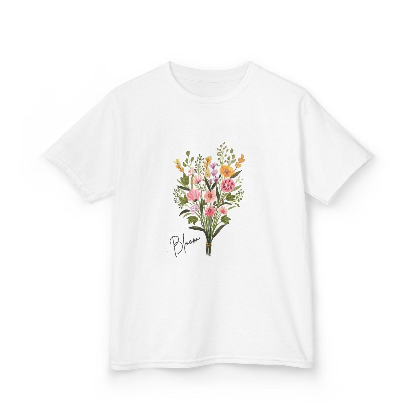 Kids Floral Bloom Tee - Cute Cotton T-Shirt for Spring Celebrations