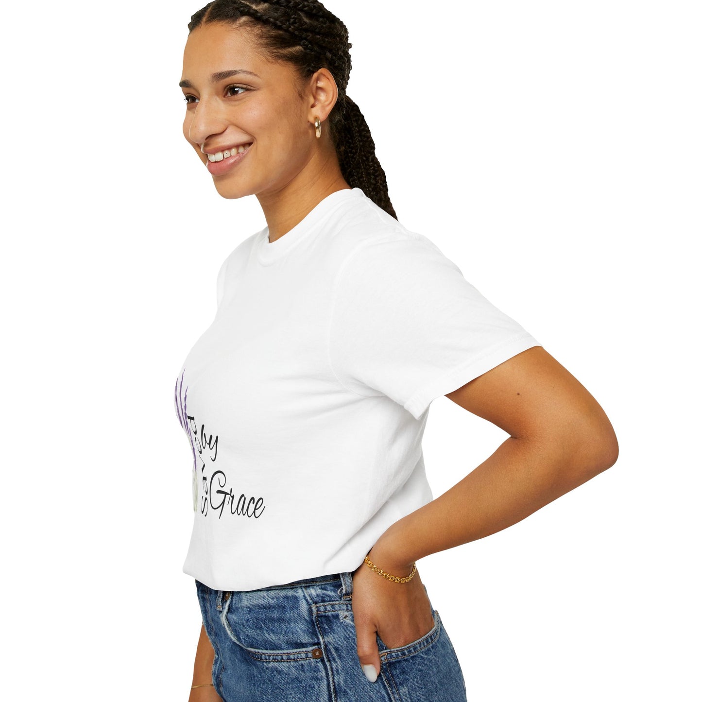 Saved by Grace Lavender Unisex T-shirt - Comfortable and Stylish for Everyday Wear
