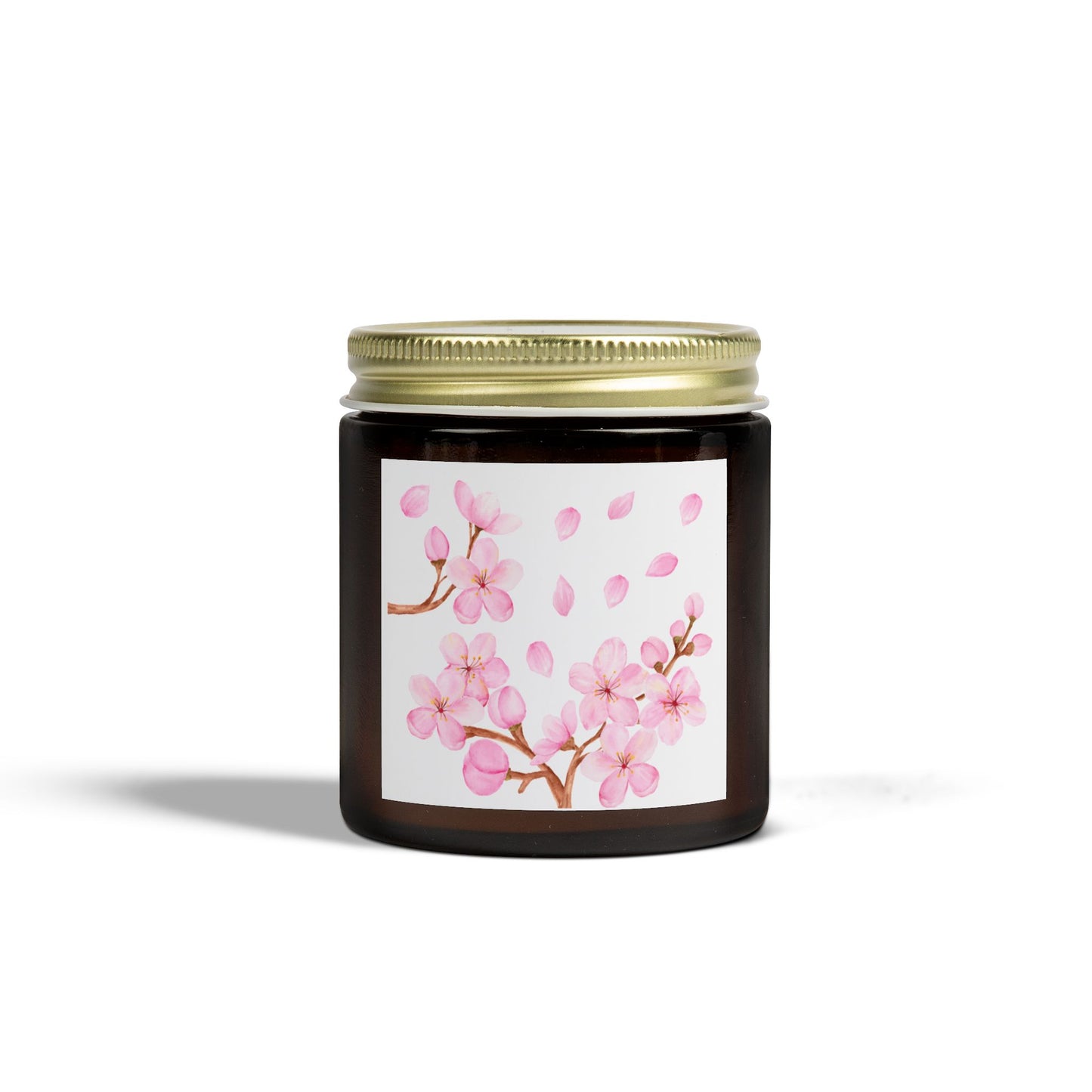 Cherry Blossom Scented Candle - Coconut Apricot Wax (4oz & 9oz) Spring