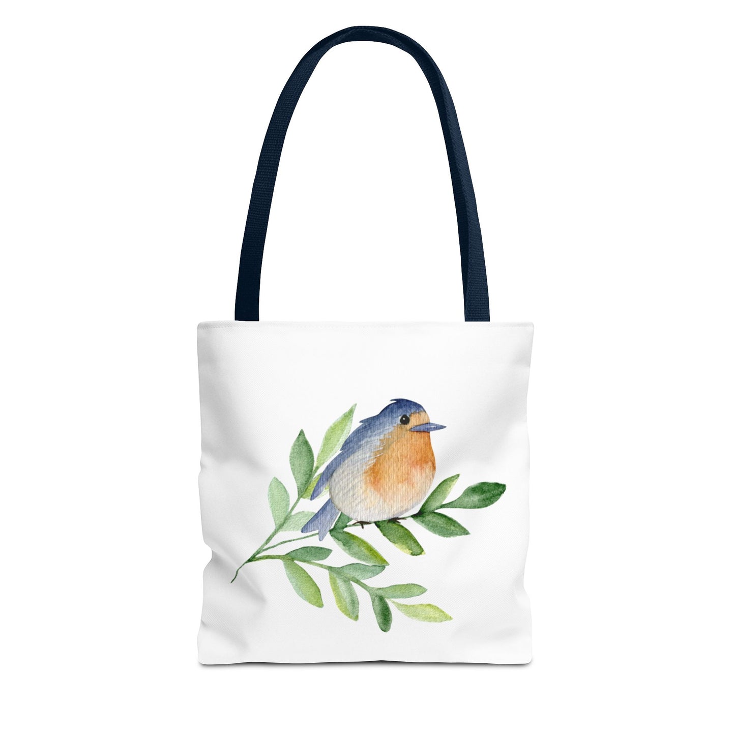 Watercolor Bird Tote Bag - Spring and Nature-Inspired, Eco-Friendly Shopping Tote