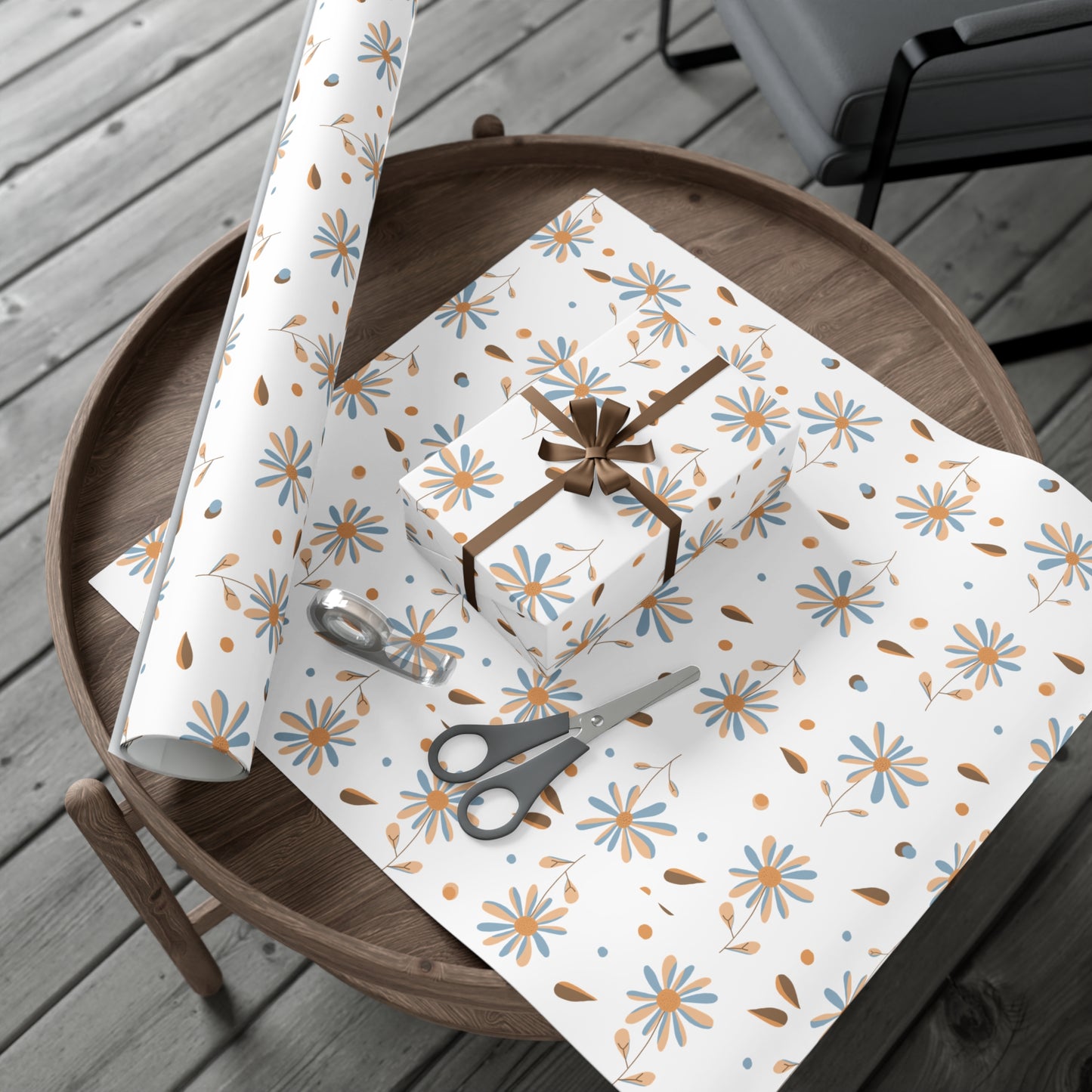 Floral Gift Wrap Paper – Elegant Floral Design for All Occasions