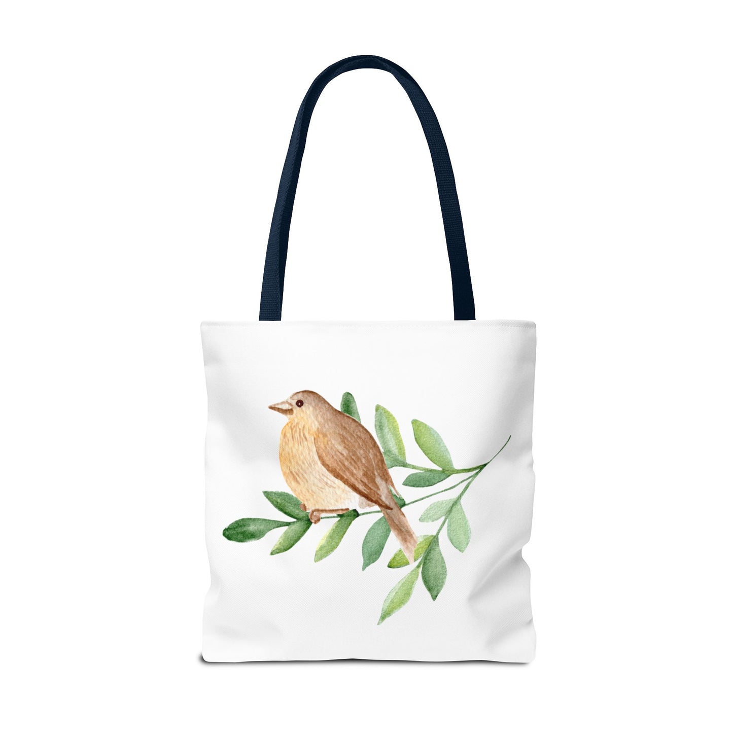 Watercolor Bird Tote Bag - Spring and Nature-Inspired, Eco-Friendly Shopping Tote