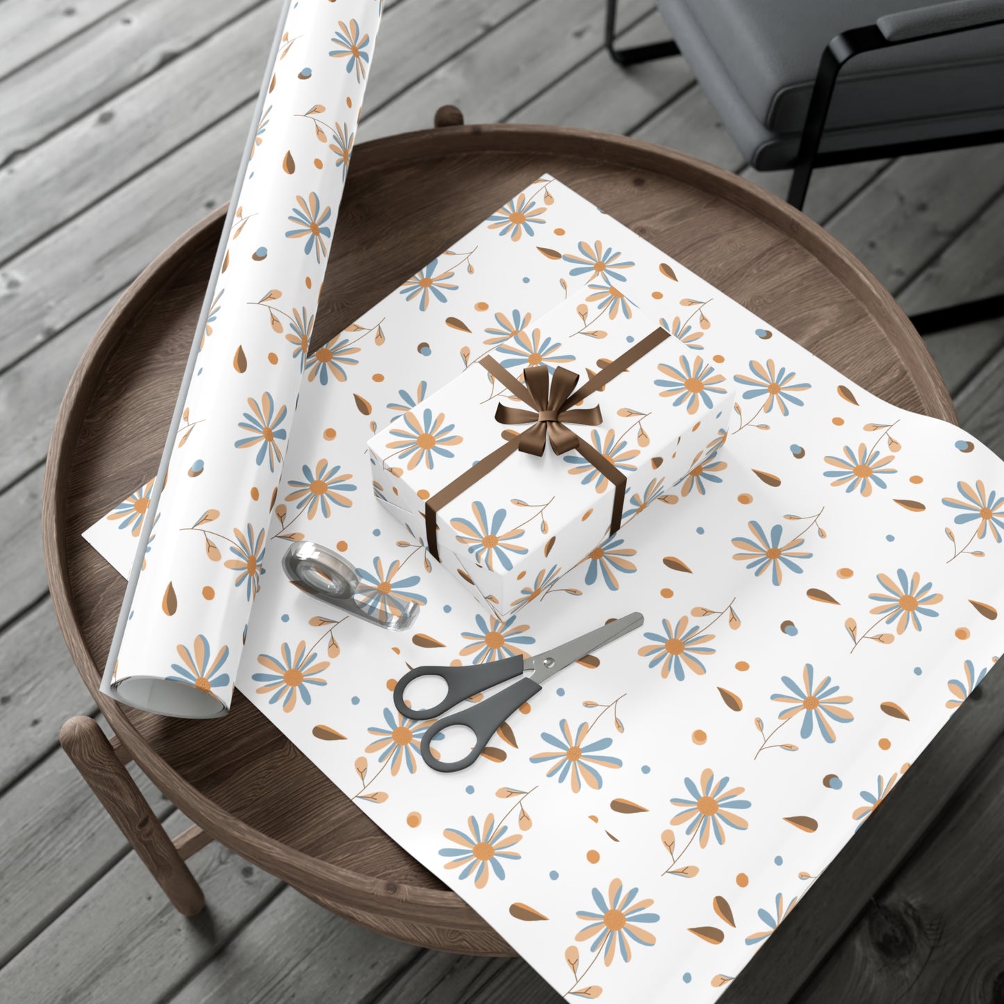 Floral Gift Wrap Paper – Elegant Floral Design for All Occasions