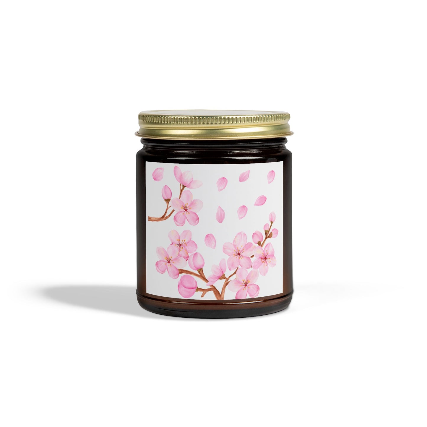Cherry Blossom Scented Candle - Coconut Apricot Wax (4oz & 9oz) Spring