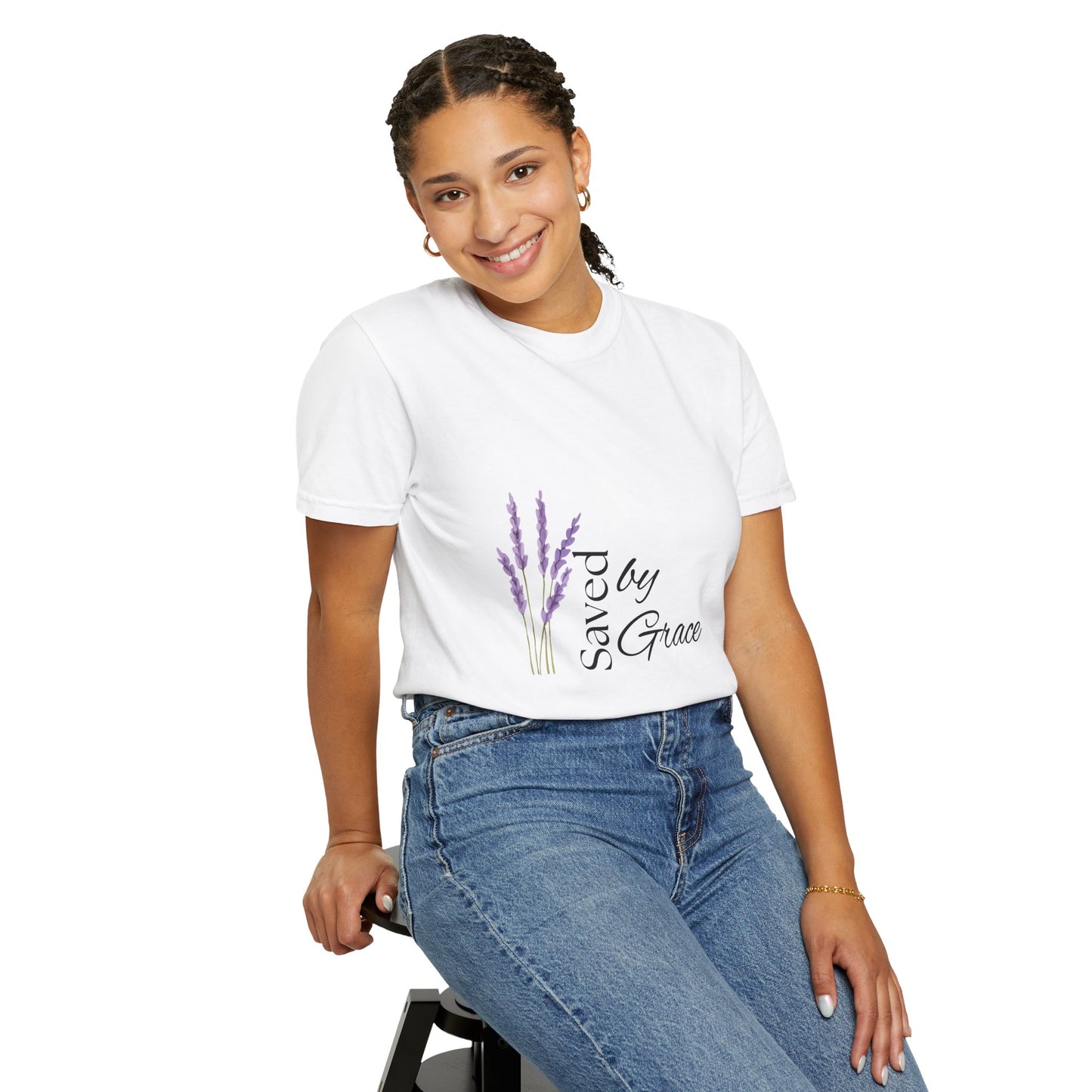 Saved by Grace Lavender Unisex T-shirt - Comfortable and Stylish for Everyday Wear