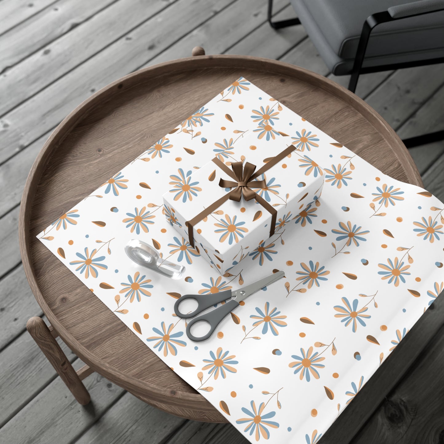 Floral Gift Wrap Paper – Elegant Floral Design for All Occasions