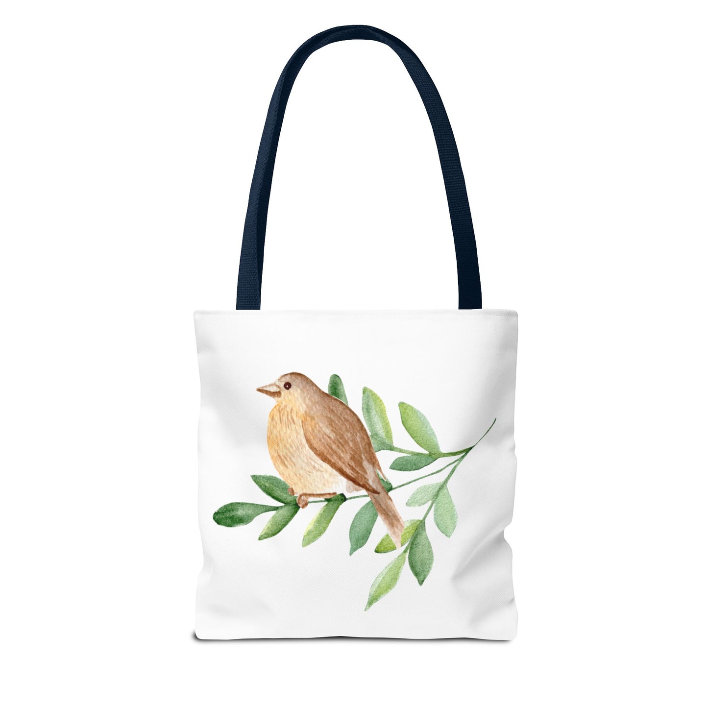 Watercolor Bird Tote Bag - Spring and Nature-Inspired, Eco-Friendly Shopping Tote