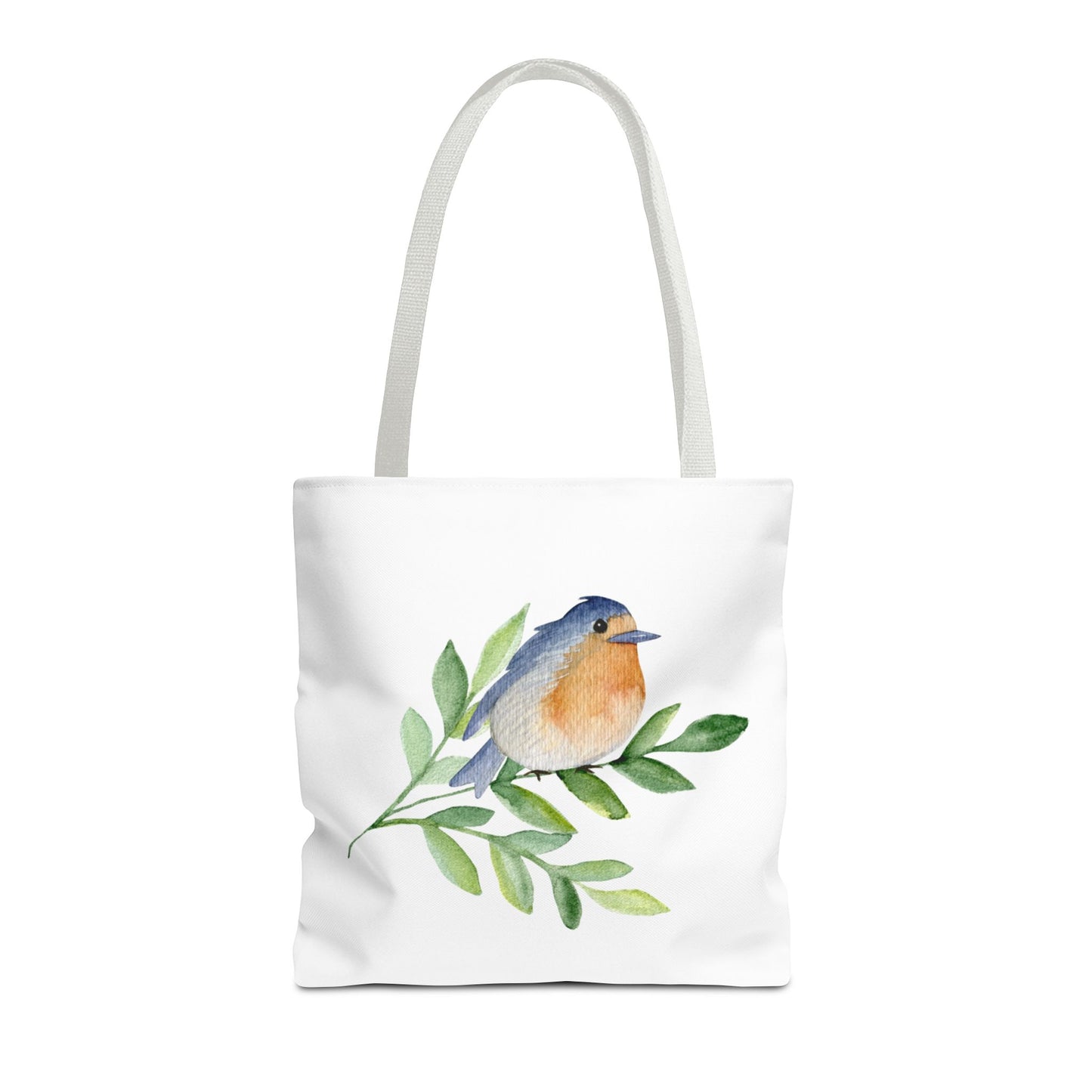Watercolor Bird Tote Bag - Spring and Nature-Inspired, Eco-Friendly Shopping Tote