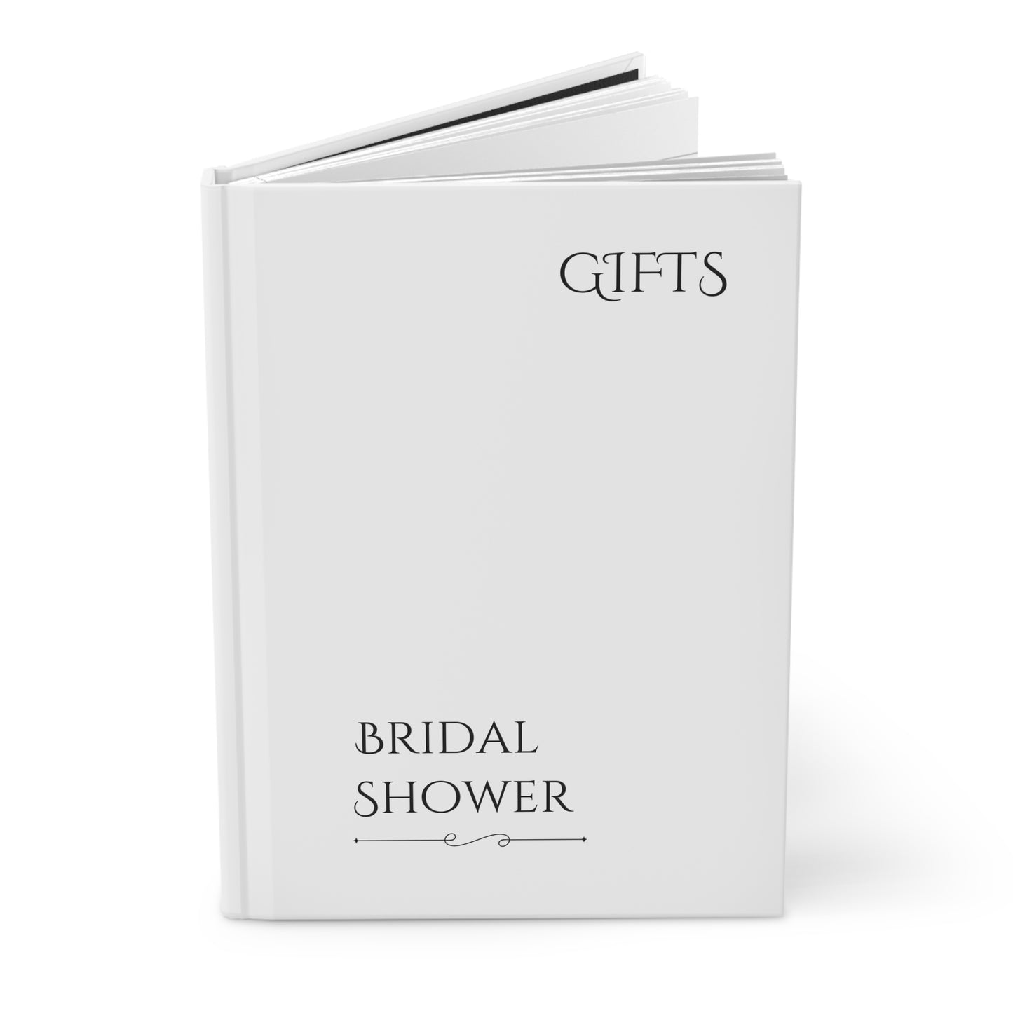 Bridal Shower Hardcover Journal - Elegant Gift for Newlyweds