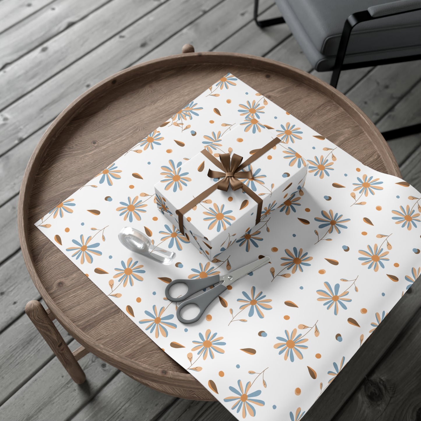 Floral Gift Wrap Paper – Elegant Floral Design for All Occasions