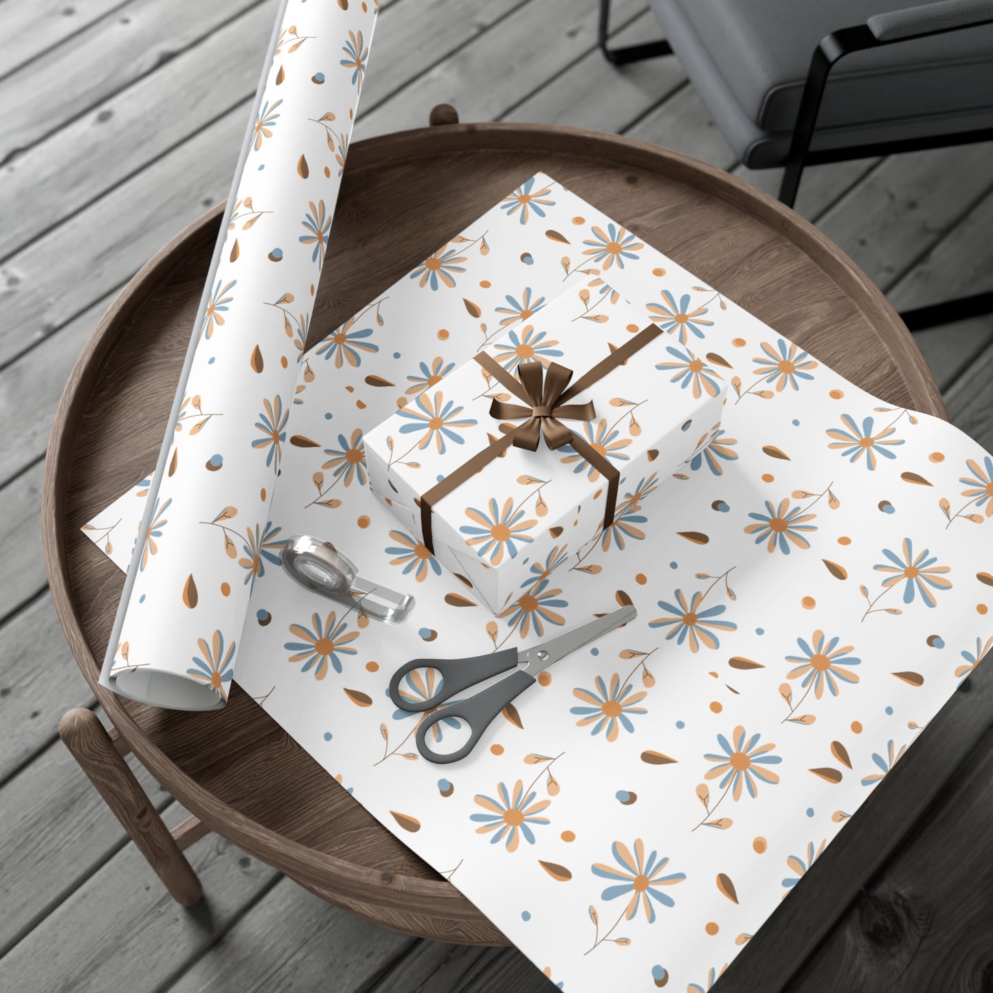 Floral Gift Wrap Paper – Elegant Floral Design for All Occasions