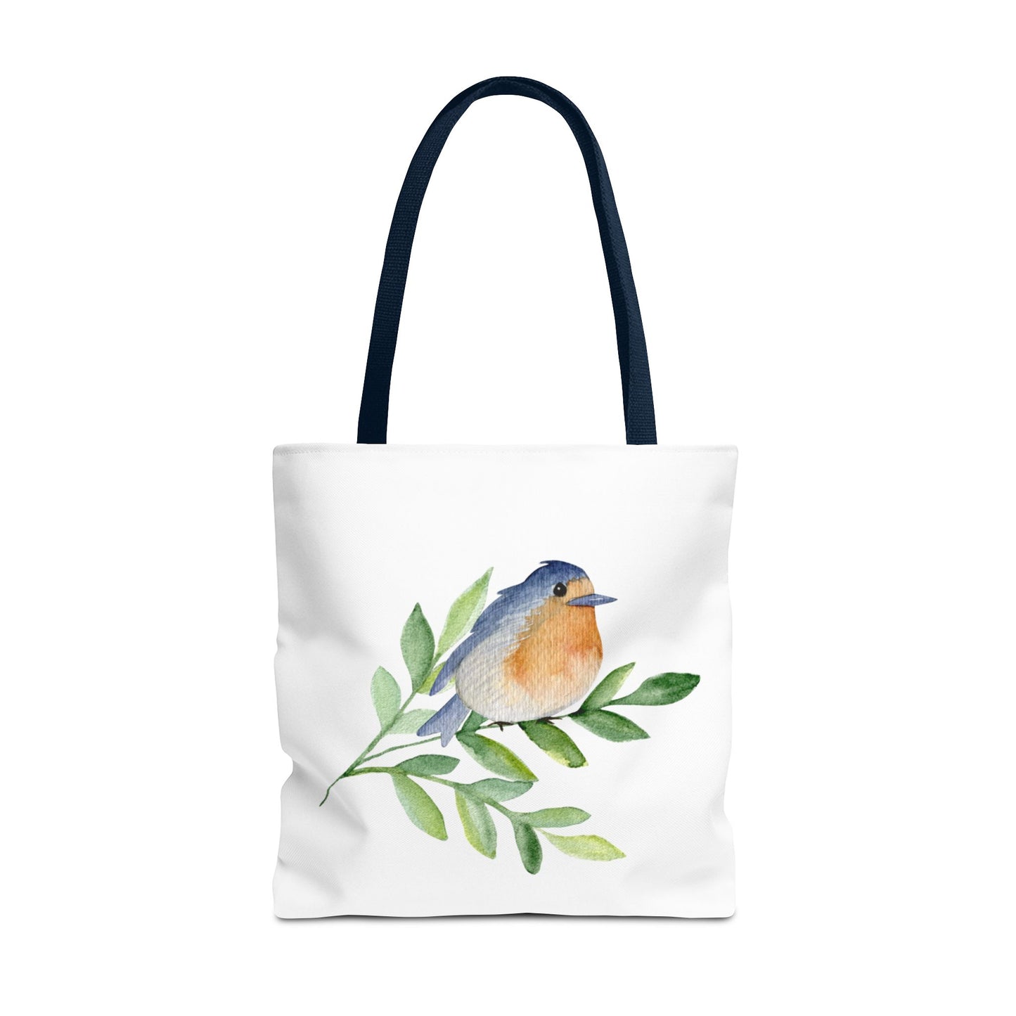 Watercolor Bird Tote Bag - Spring and Nature-Inspired, Eco-Friendly Shopping Tote
