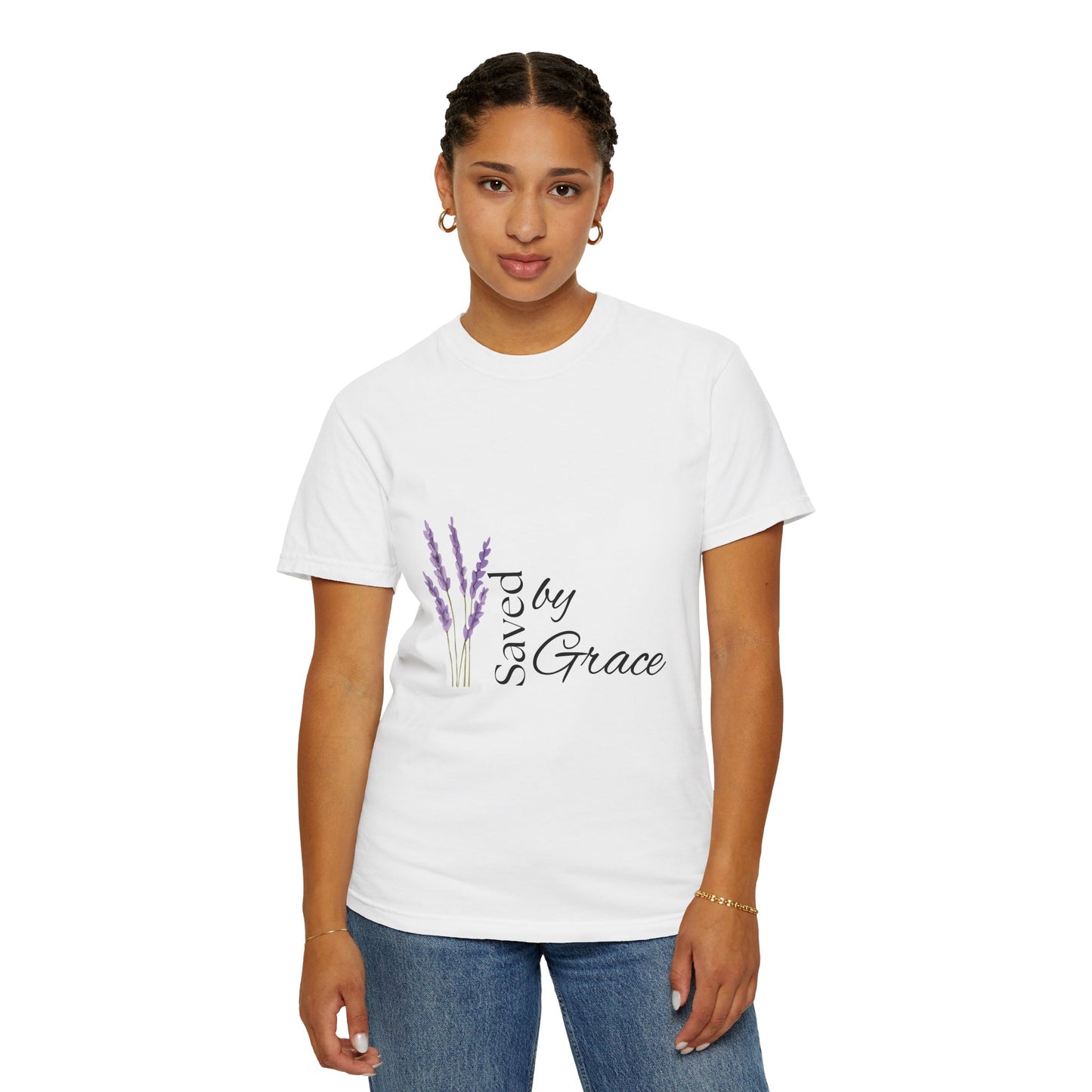 Saved by Grace Lavender Unisex T-shirt - Comfortable and Stylish for Everyday Wear
