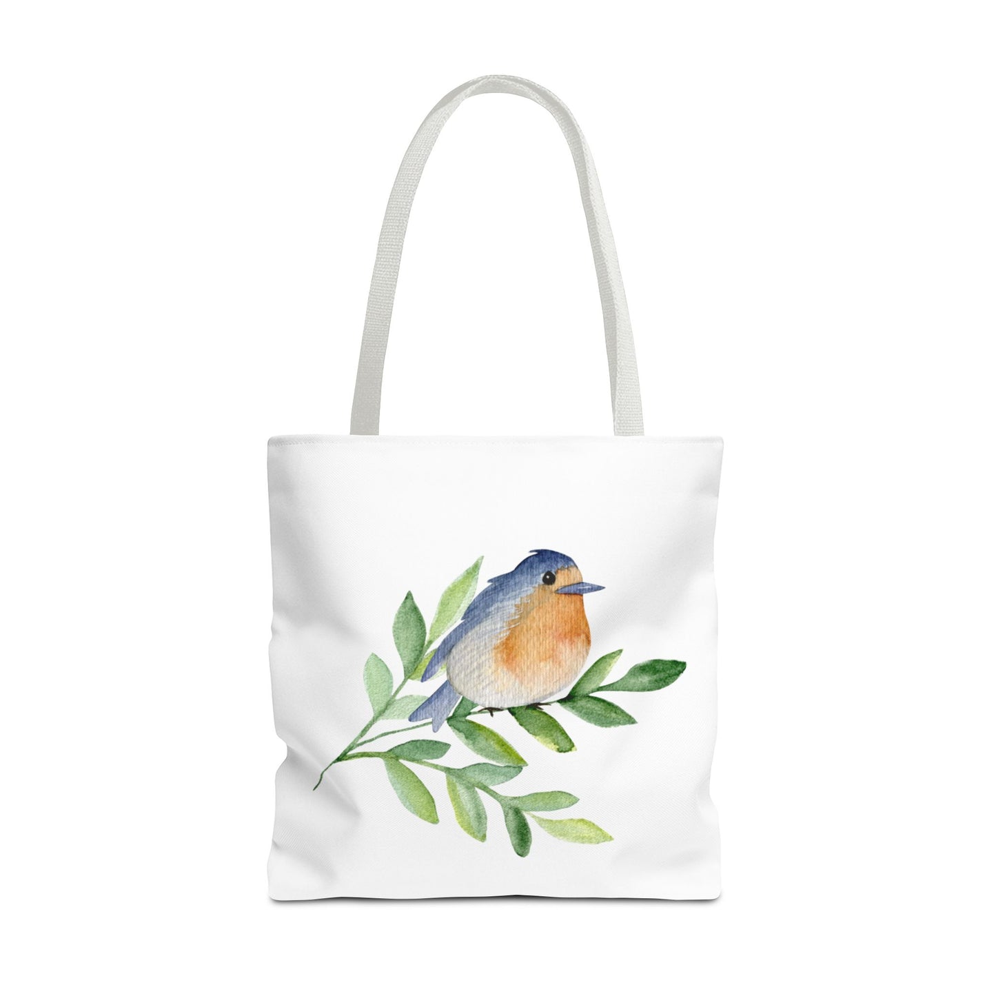 Watercolor Bird Tote Bag - Spring and Nature-Inspired, Eco-Friendly Shopping Tote