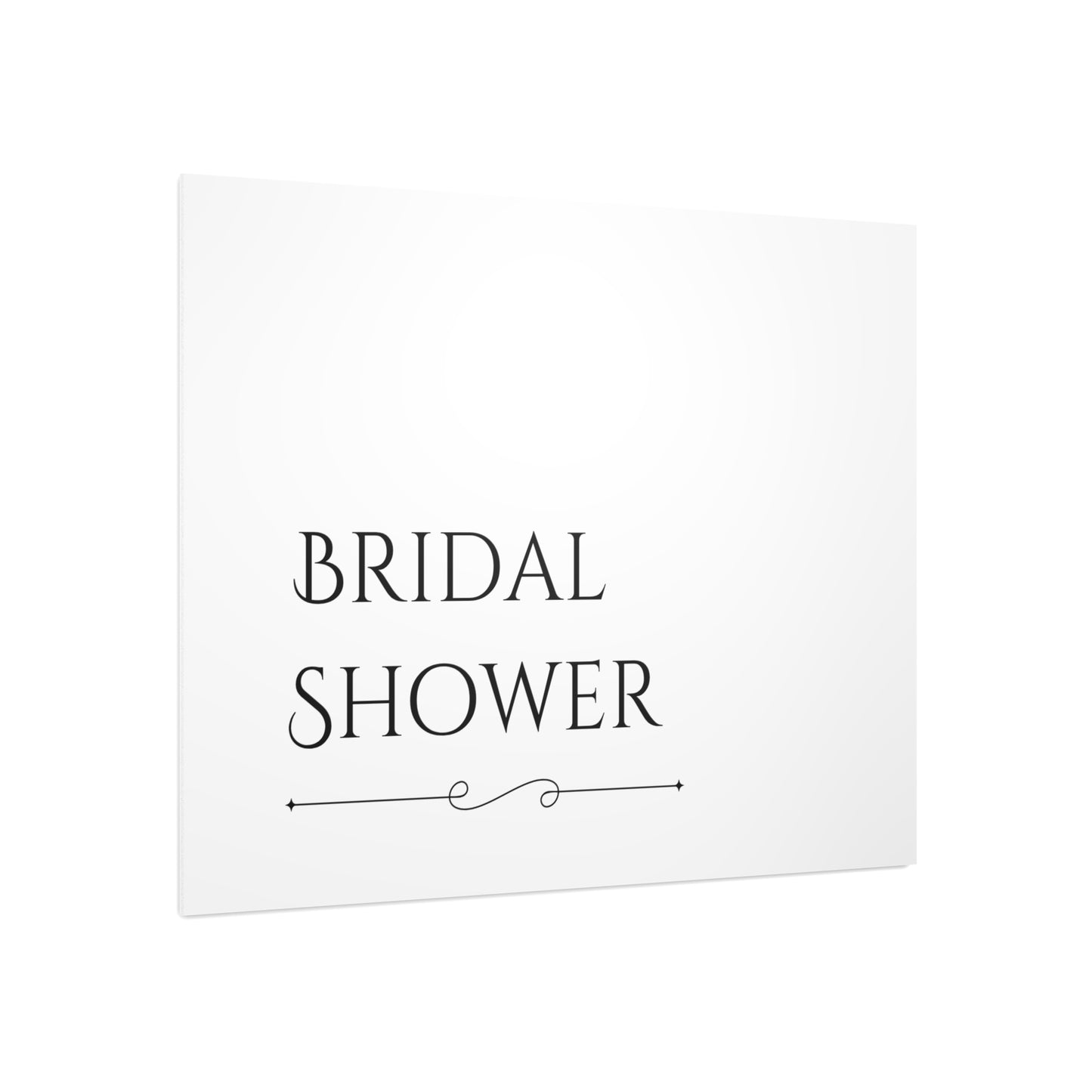 Bridal Shower Foam Board Sign - Elegant Event Decor