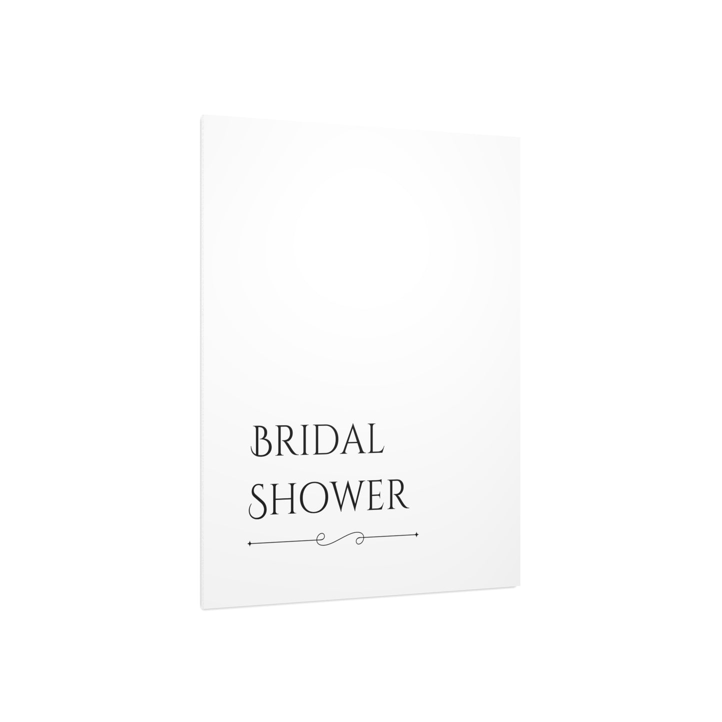 Bridal Shower Foam Board Sign - Elegant Event Decor