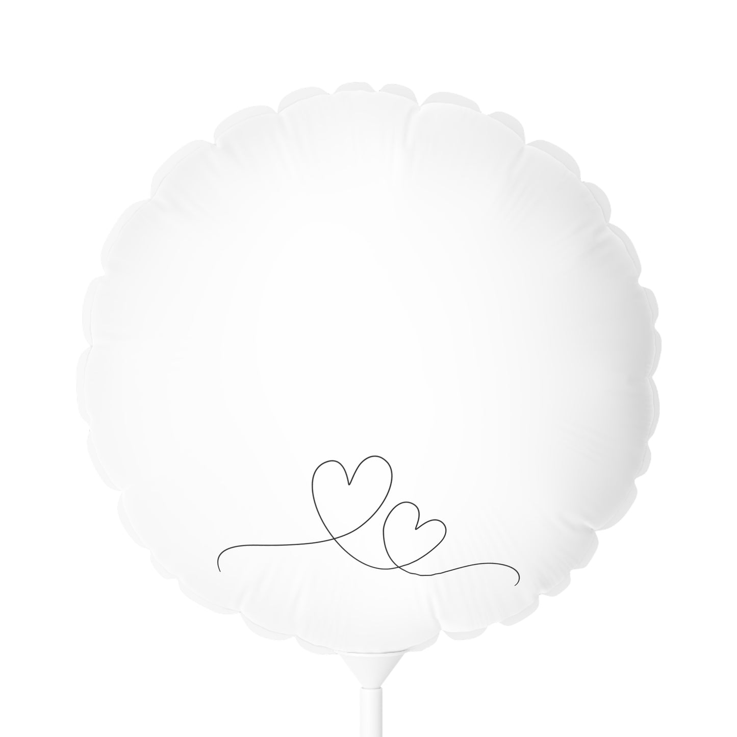 Heart-Shaped Bridal Shower Balloon - 11" Wedding Decor