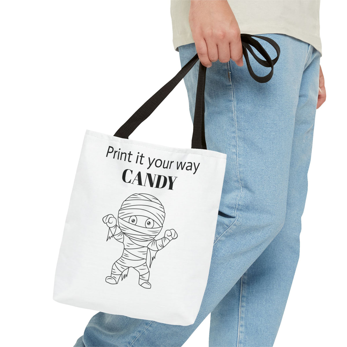 Halloween Candy Tote Bag