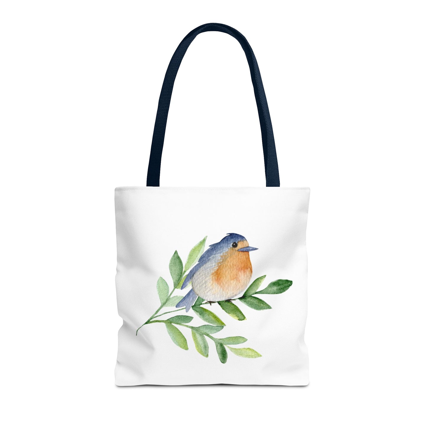 Watercolor Bird Tote Bag - Spring and Nature-Inspired, Eco-Friendly Shopping Tote