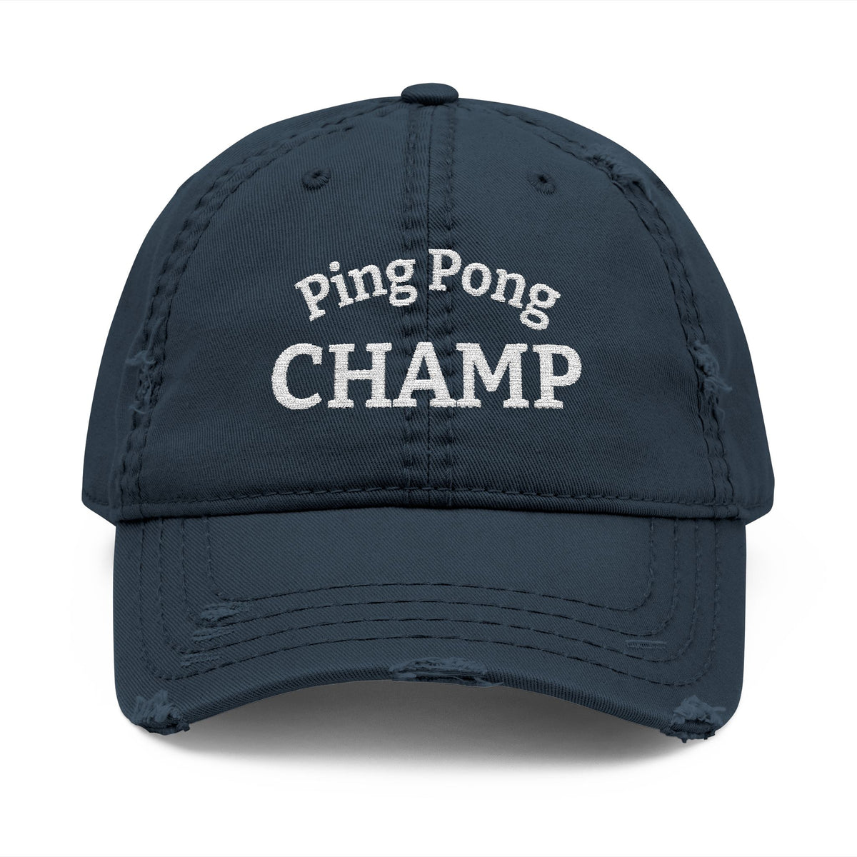 Ping Pong Champ 2026 Distressed Dad Hat
