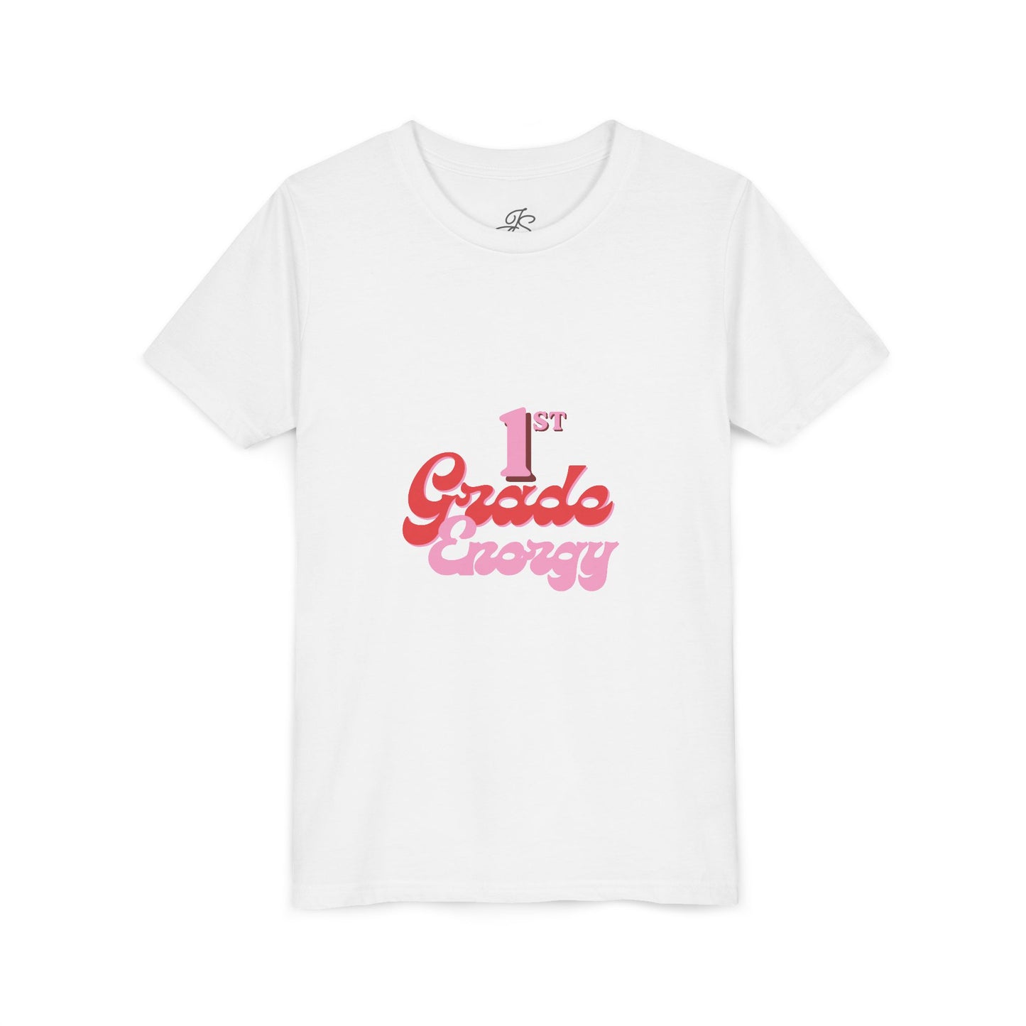 1st Grade Jersey Kids Tee — "1st Grade Energy" Back-to-School Shirt