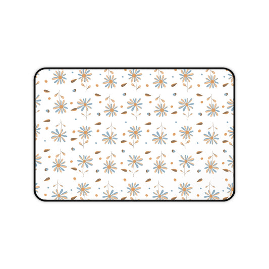 Floral Desk Mat - Stylish Office Decor for Work & Study