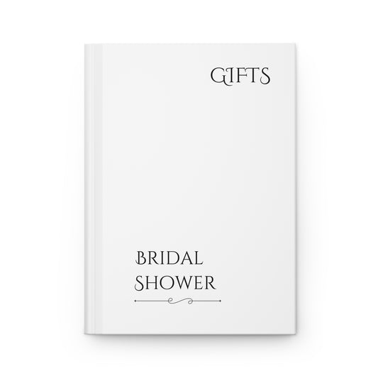 Bridal Shower Hardcover Journal - Elegant Gift for Newlyweds