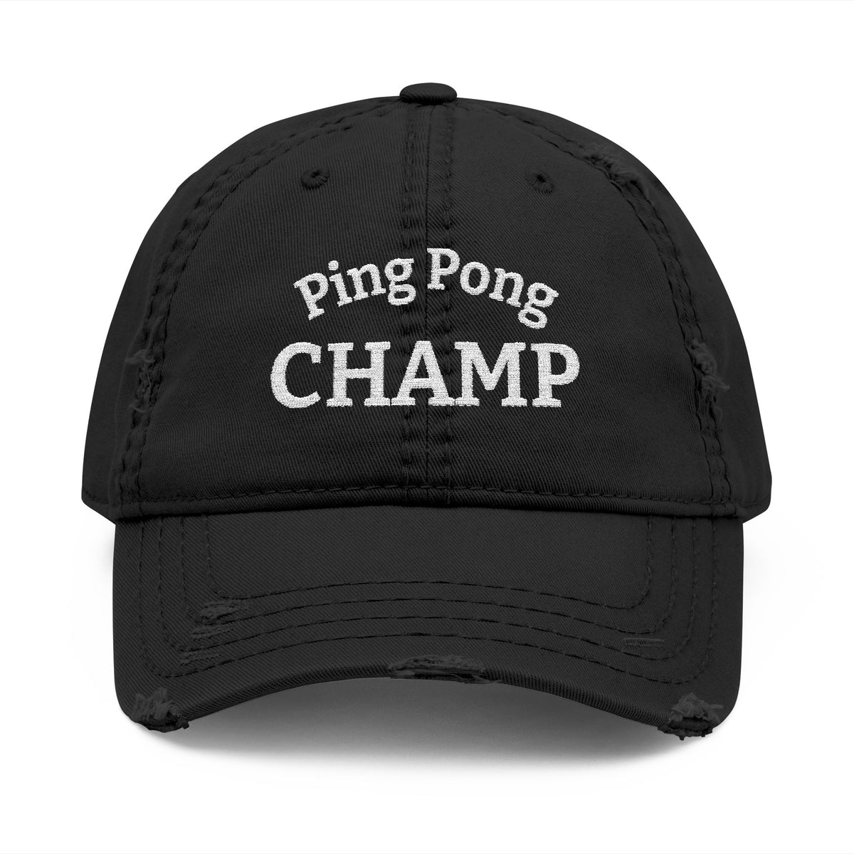 Ping Pong Champ 2026 Distressed Dad Hat