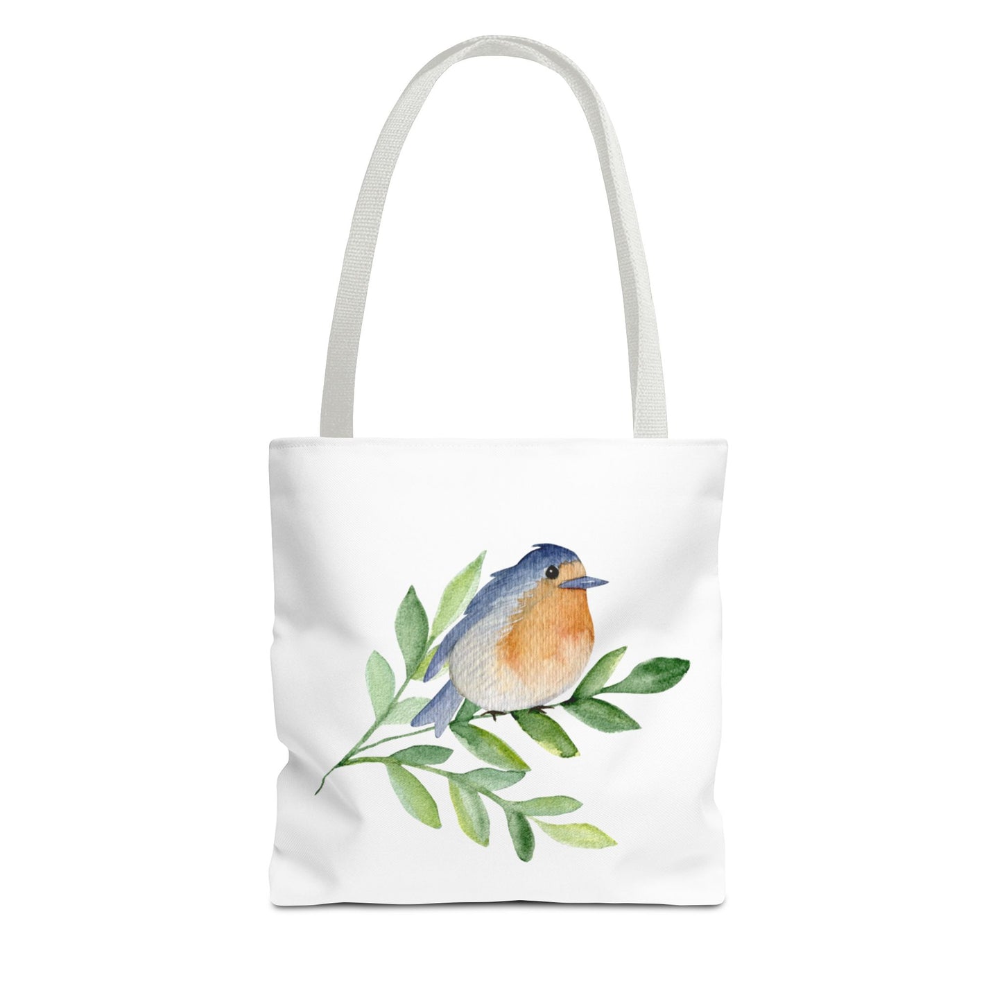 Watercolor Bird Tote Bag - Spring and Nature-Inspired, Eco-Friendly Shopping Tote