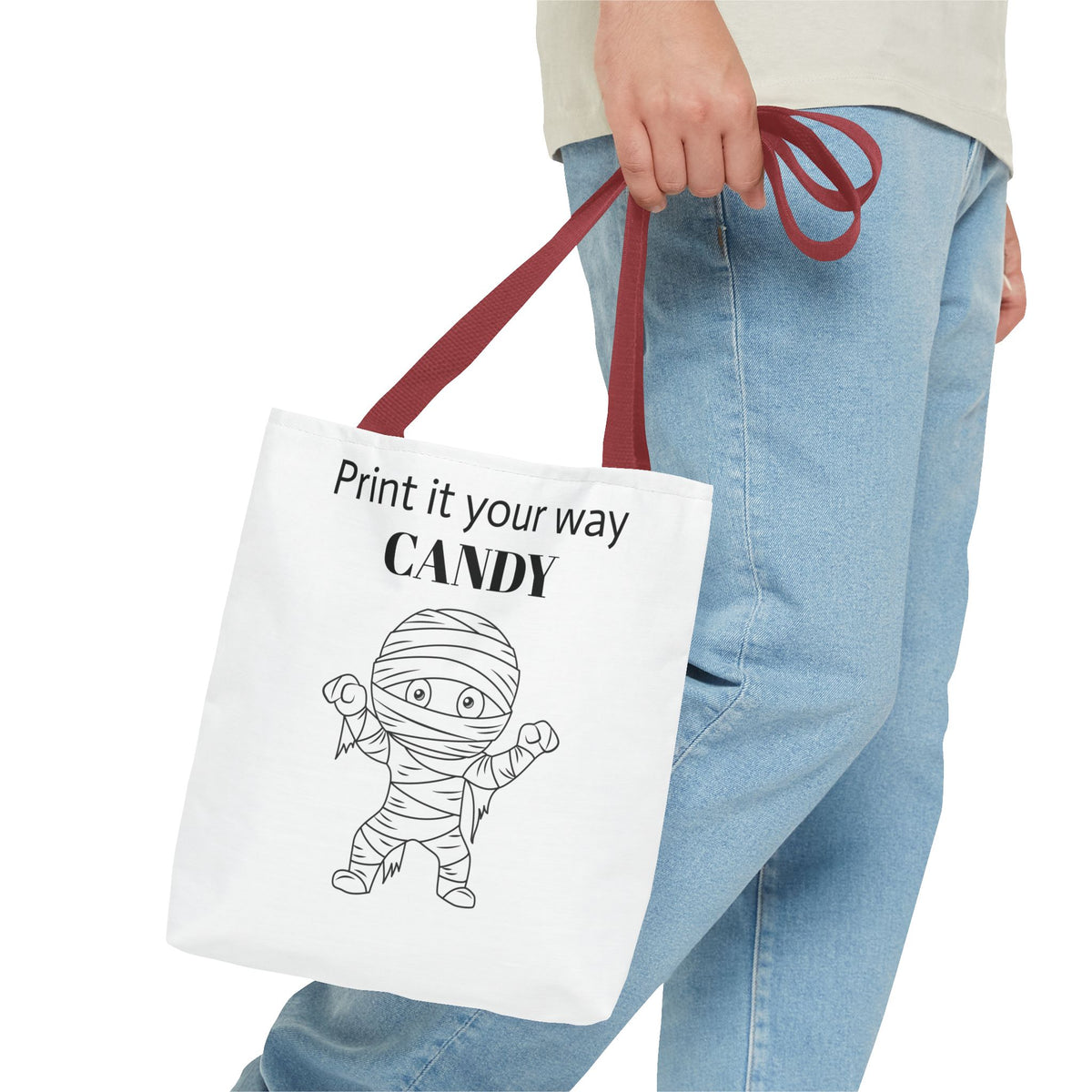 Halloween Candy Tote Bag