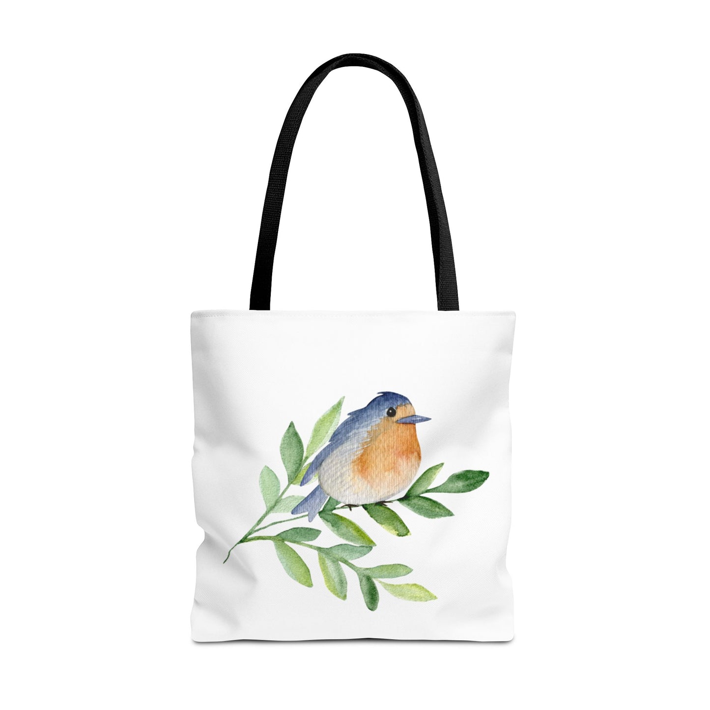 Watercolor Bird Tote Bag - Spring and Nature-Inspired, Eco-Friendly Shopping Tote