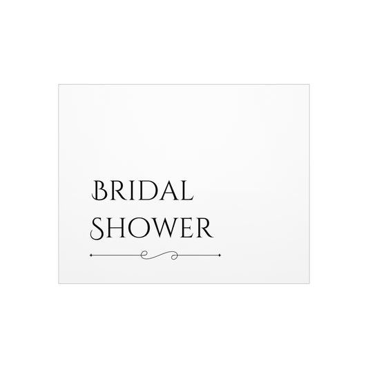 Bridal Shower Foam Board Sign - Elegant Event Decor