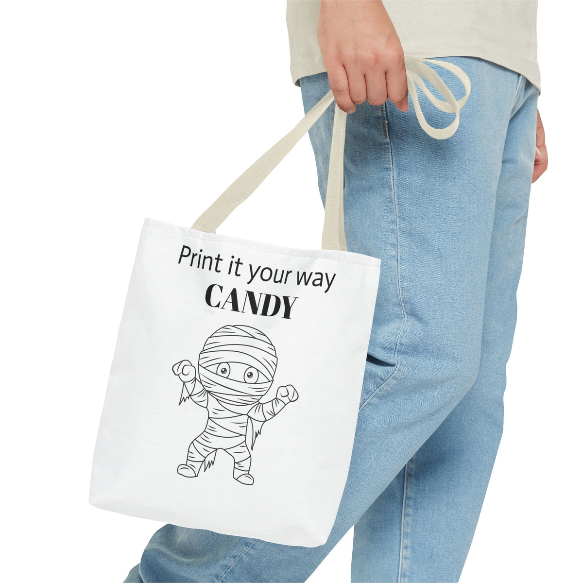 Halloween Candy Tote Bag