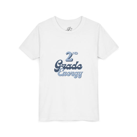 2nd Grade Energy Youth Tee — Fun Back-to-School Shirt for Kids