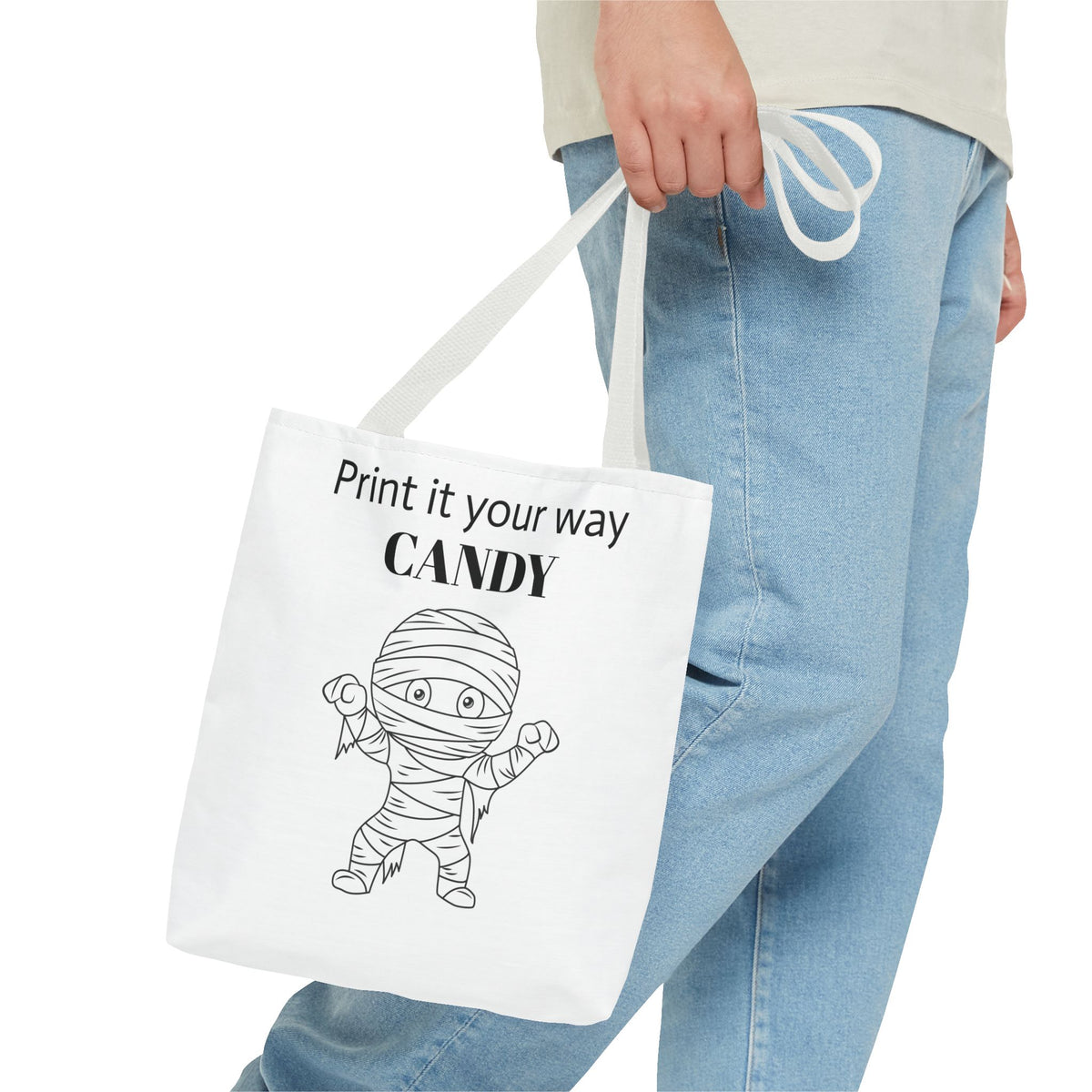 Halloween Candy Tote Bag