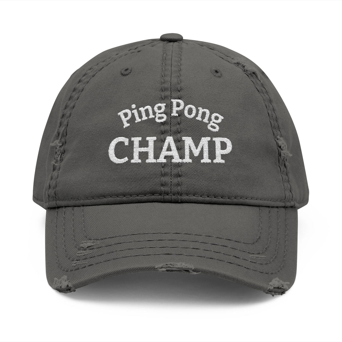 Ping Pong Champ 2026 Distressed Dad Hat