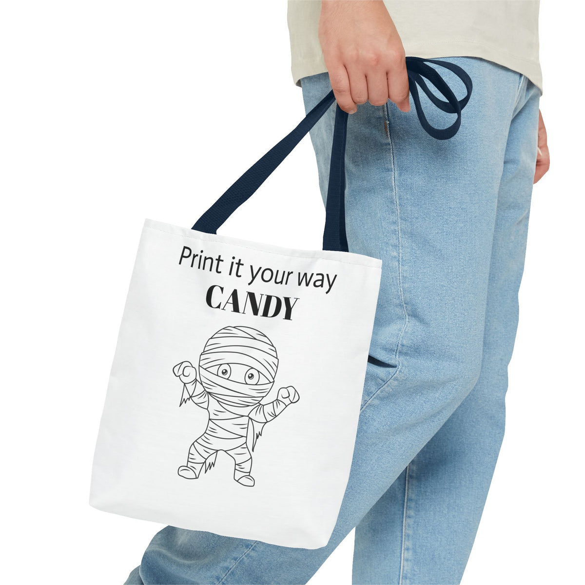 Halloween Candy Tote Bag